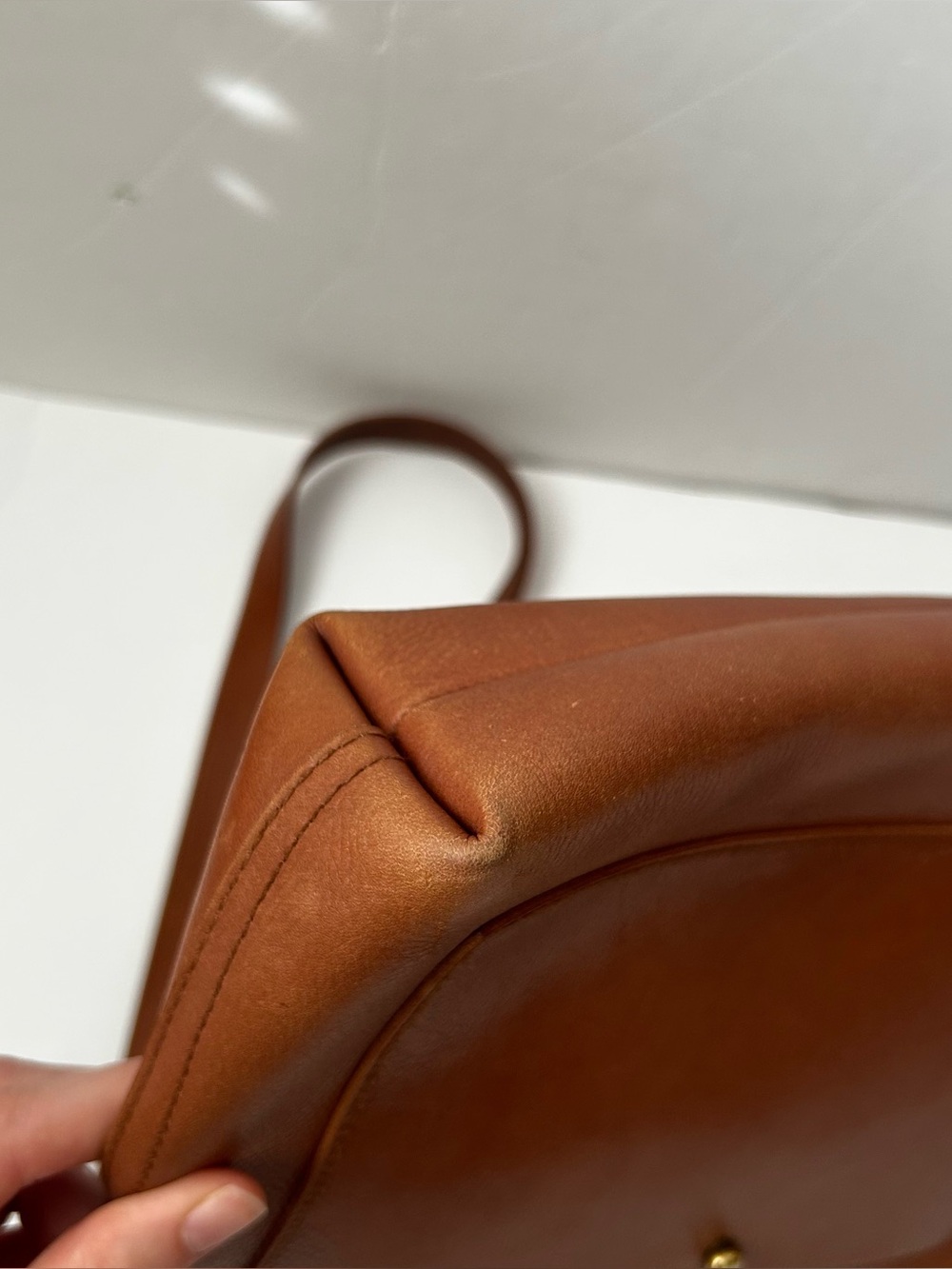 Madewell The Transport Shoulder Crossbody Bag Purse English Saddle Brown - Picture 7 of 11